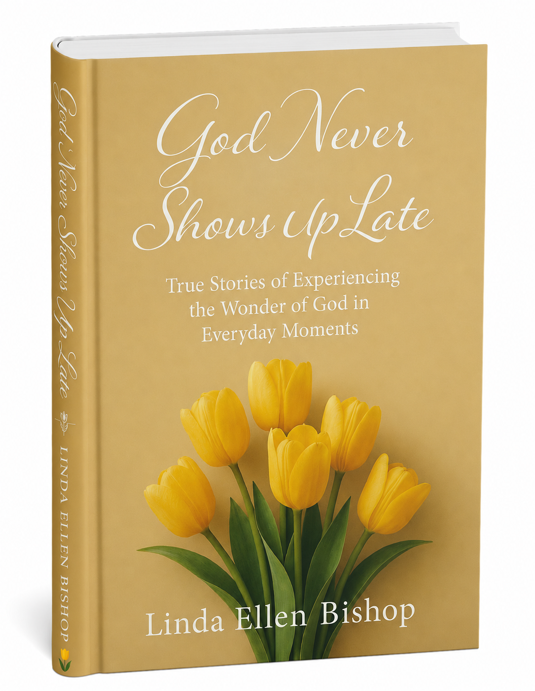 God Never Shows Up Late Hardcover Book