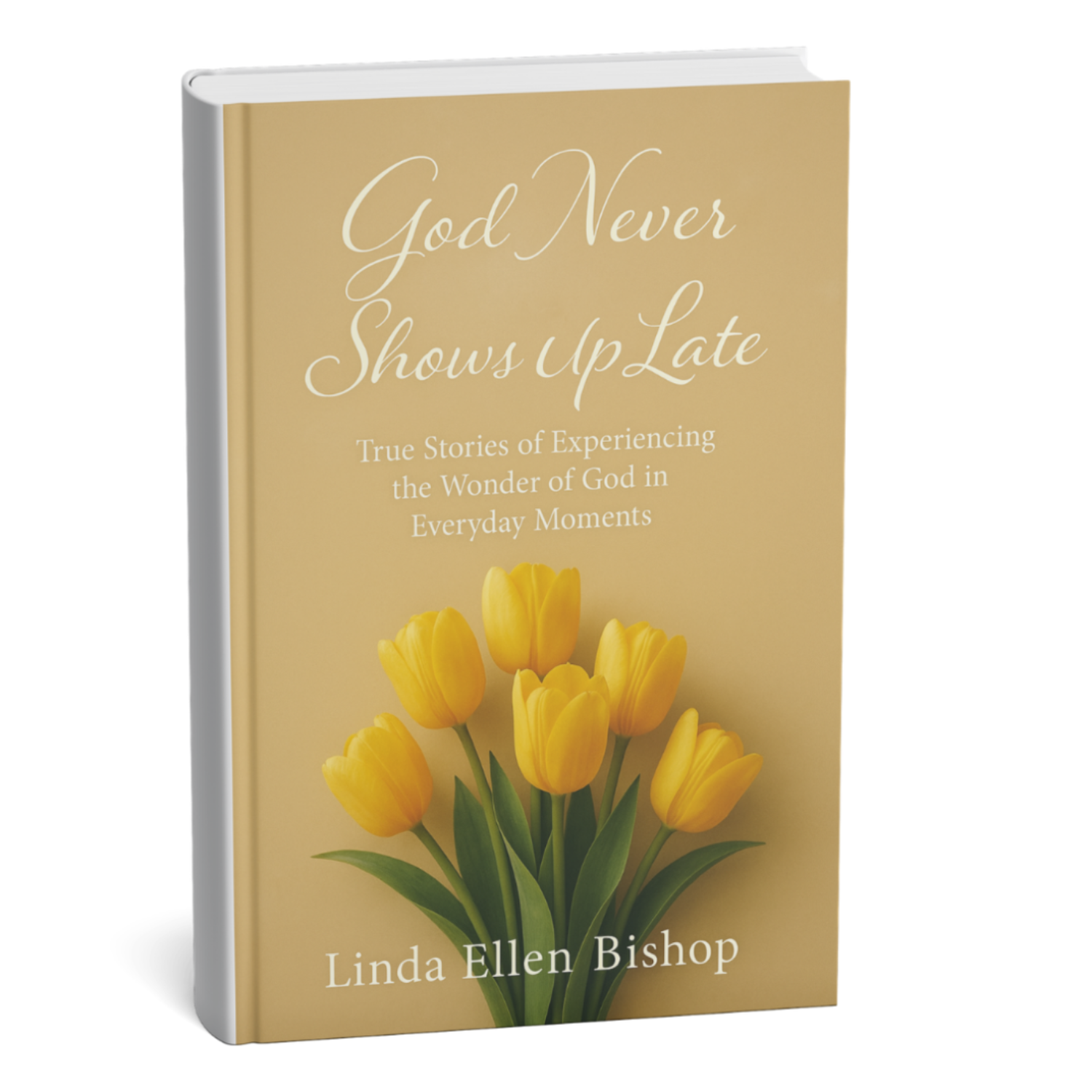 God Never Shows Up Late Hardcover Book